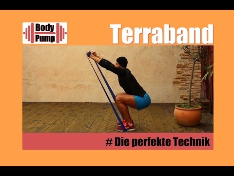Thera - Band Übungen - Gummiband Workout - Training zum Stabilisieren - Gelenkschonend