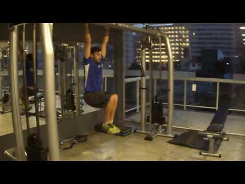Abdominal infra na barra fixa - Personal Trainer Gilmar Borges