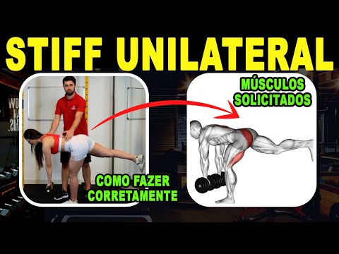 Stiff unilateral com halteres: para que serve, como fazer e músculos solicitados