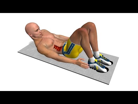 Exercícios para abdominais: Abdominal Pé à Pé