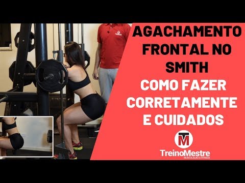 Agachamento Frontal no Smith: Execução e cuidados