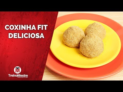 COXINHA FIT DE FRANGO COM BATATA DOCE