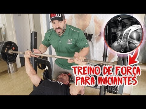 MUSCULAÇÃO PARA INICIANTES - COMO FAZER UM TREINO DE FORÇA #musculação #treinodeforça