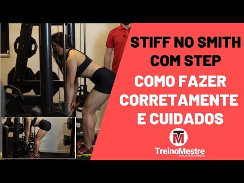 Exercício Stiff no Smith com Step - Como Fazer