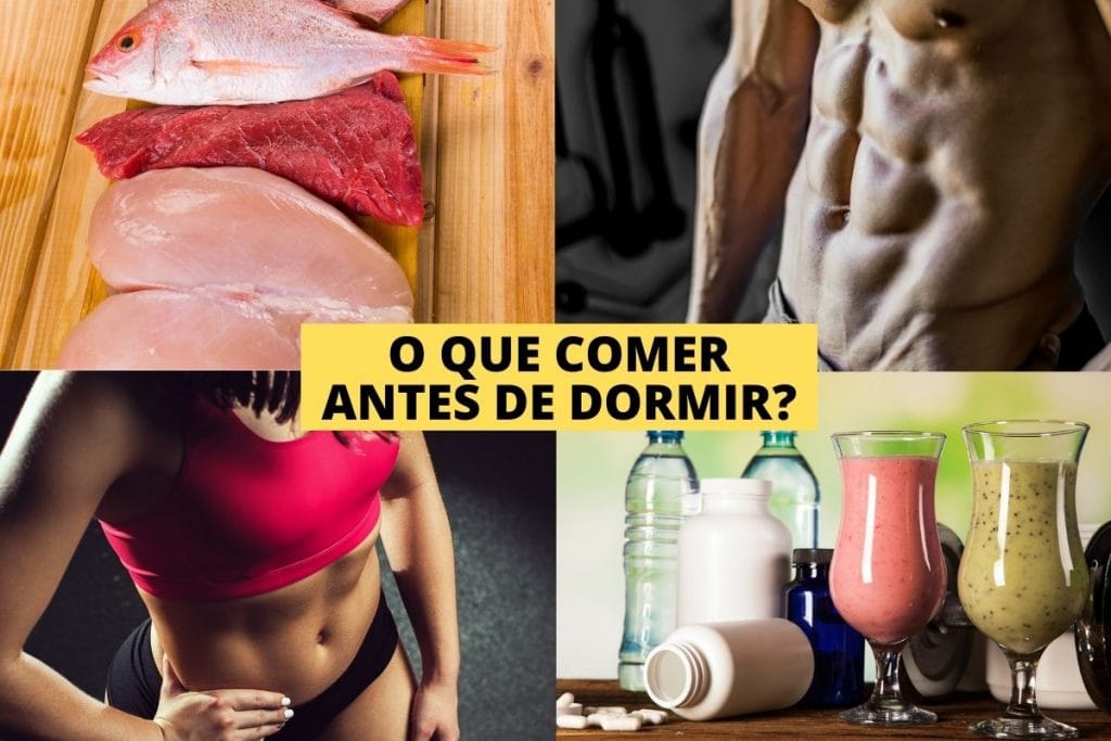 o que comer antes de dormir alimentos ceia massa muscular