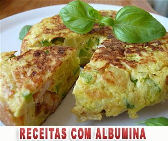 Receitas de albumina omelete