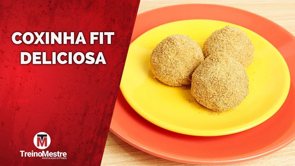Receita de coxinha fit com batata doce e frango