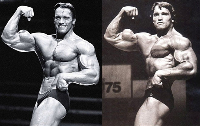 Arnold Schwarzenegger no Mr Olympia 1976 80