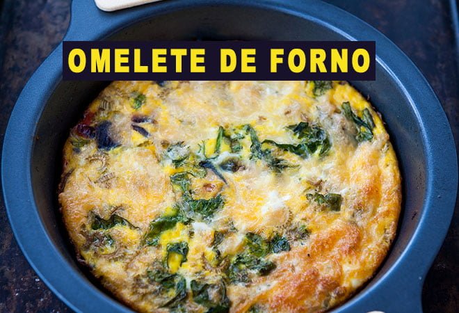 omelete de forno