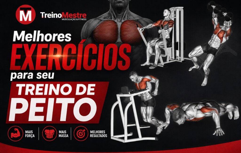 Melhores exercícios para seu treino de peitoral