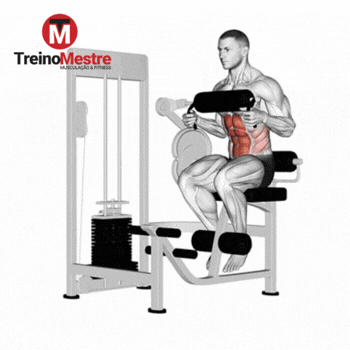 Abdominal máquina sentado