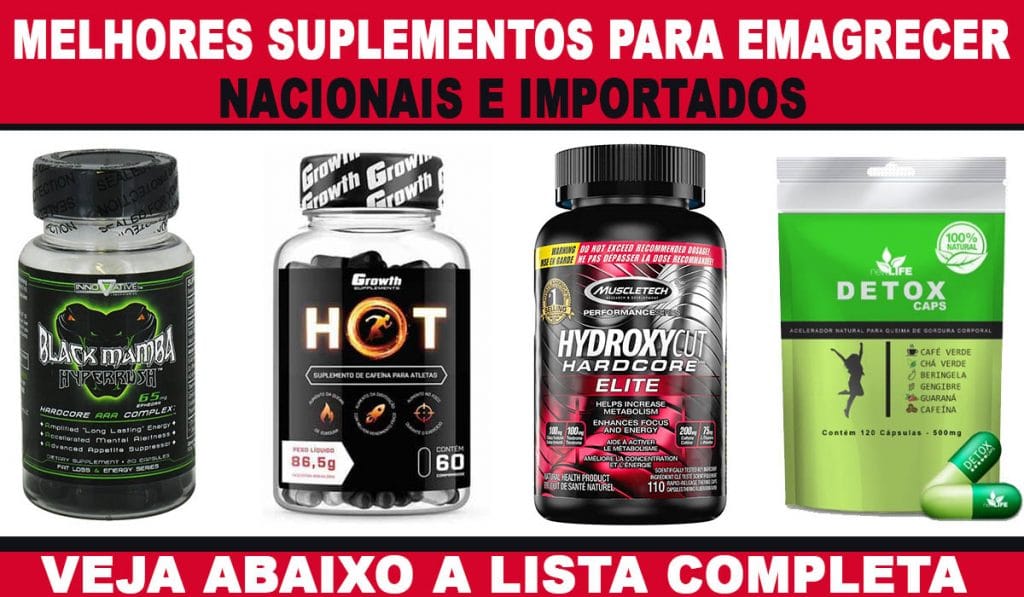 os melhores suplementos para emagrecer