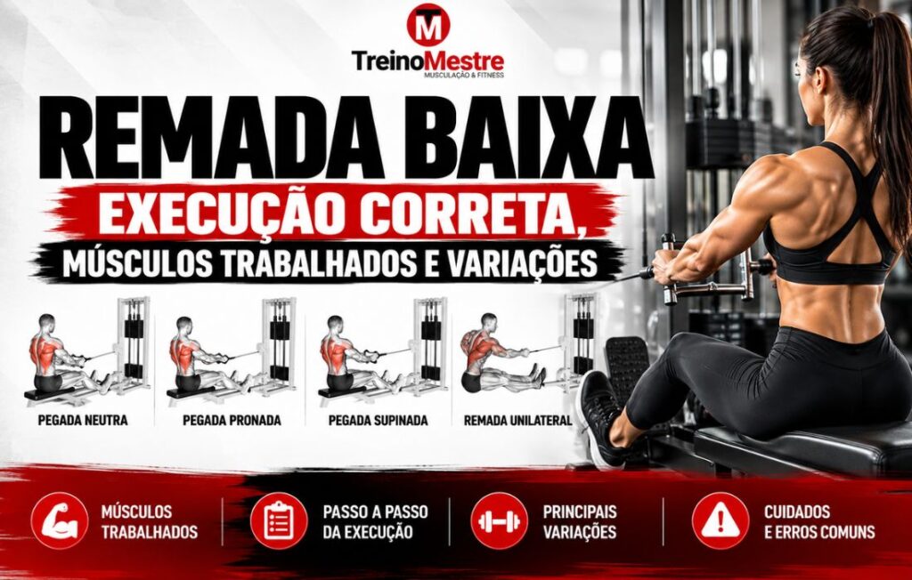 Remada Baixa: Execução Correta, Músculos e Variações Remada Baixa Execução Correta, Músculos e Variações