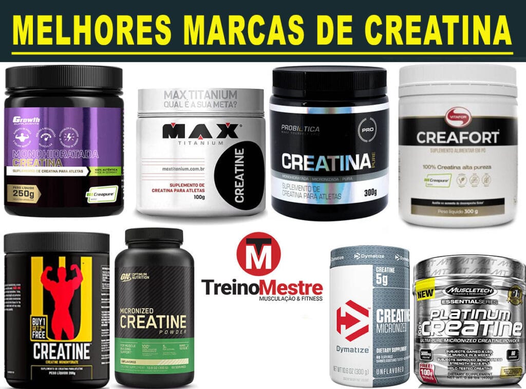 melhores creatinas do mercado nacionais e importadas
