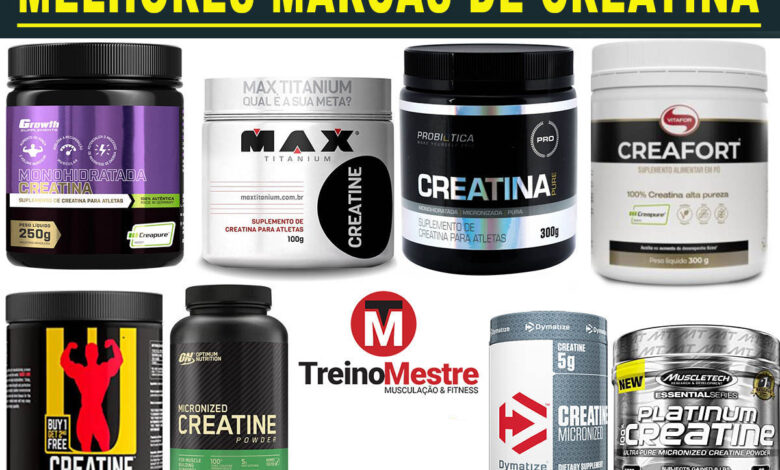 melhores creatinas do mercado nacionais e importadas