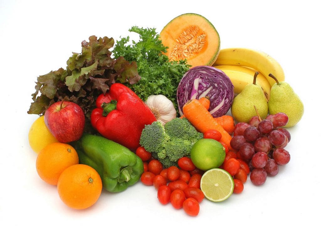vegetais e frutas benefícios