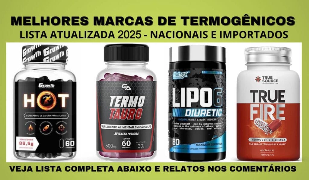 Melhor termogênico - conheça os melhores termogênicos do mundo