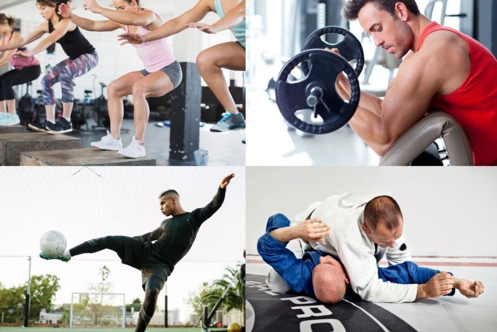 Como conciliar musculação a prática de outros esportes? musculação e crossfit futebol jiu jitsu natação junto