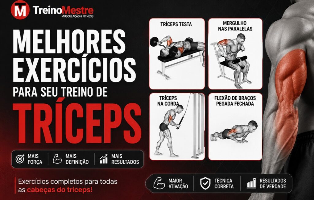 Melhores exercícios para seu treino de tríceps