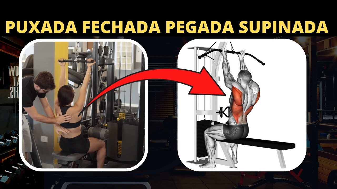 puxada fechada supinada