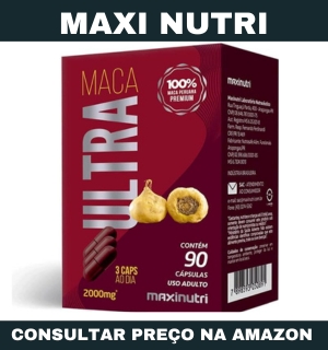 Maca Ultra 90 Cápsulas - Maxinutri