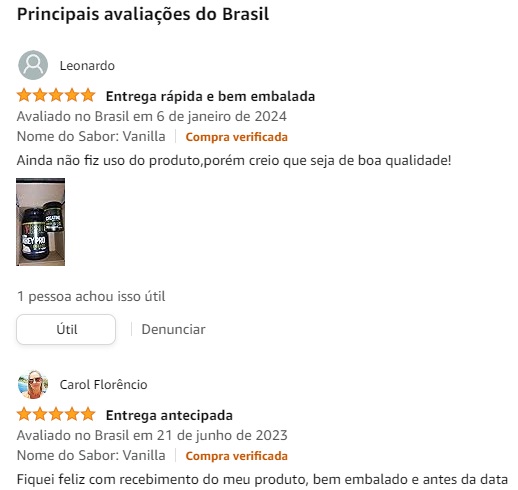 avaliações whey protein universal nutrition