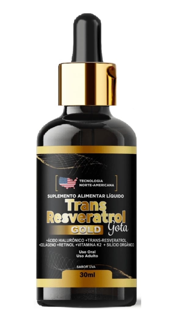 Trans-Resveratrol em Gotas (Tecnologia Americana) Trans-Resveratrol Suplemento