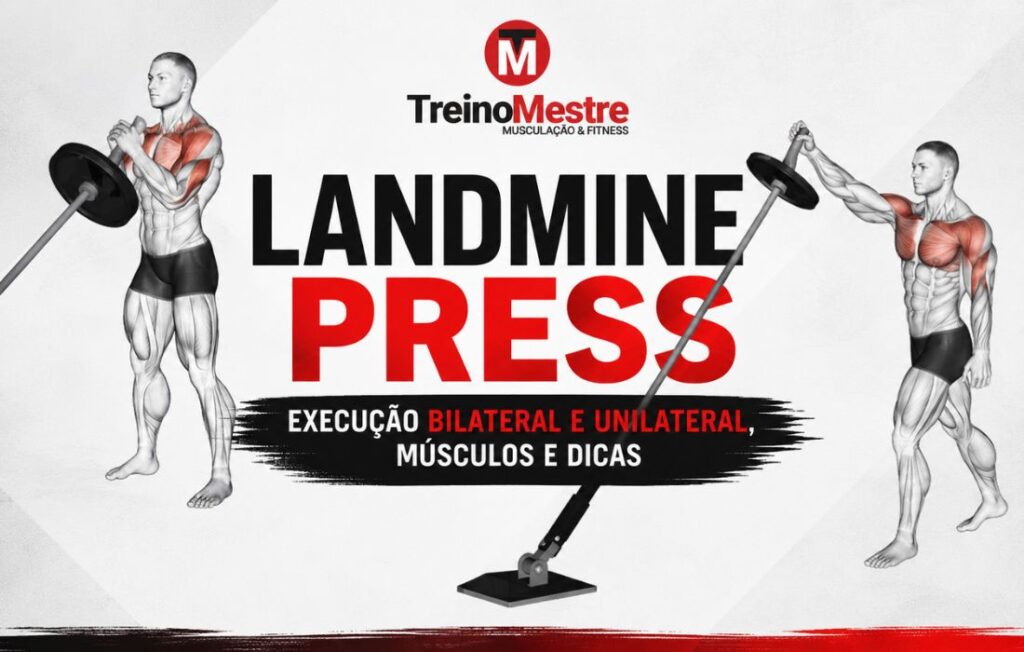 Landmine Press: Execução Bilateral e Unilateral, Músculos e Dicas Landmine Press